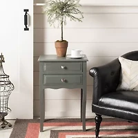 Lori Storage 2-Drawer End Table