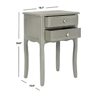 Lori Storage 2-Drawer End Table