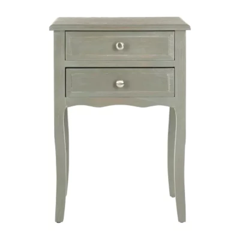 Lori Storage 2-Drawer End Table