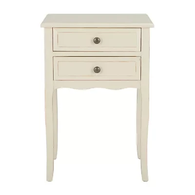 Lori Storage 2-Drawer End Table