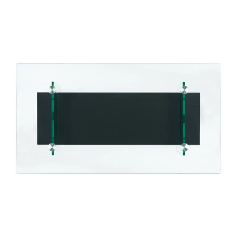 Kayley Storage Glass Coffee Table