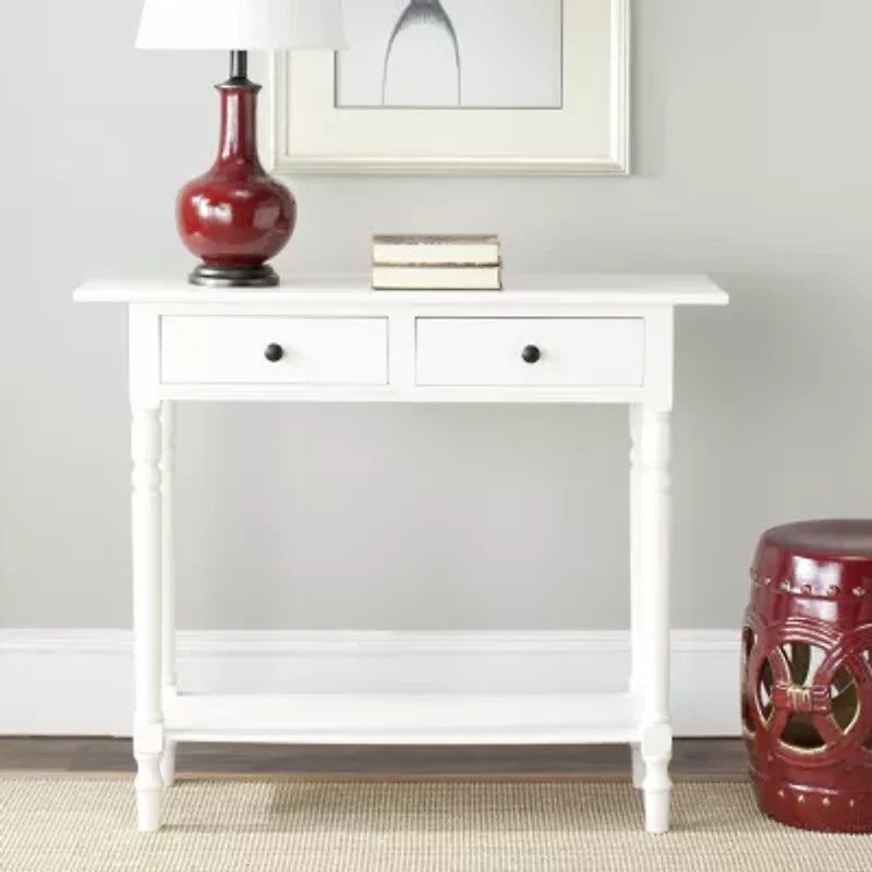 Rosemary Storage 2-Drawer Console Table