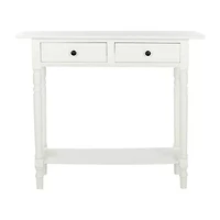 Rosemary Storage 2-Drawer Console Table