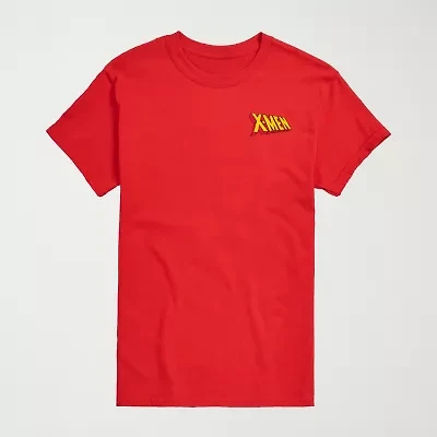 Mens Crew Neck Short Sleeve Regular Fit Marvel Big and Tall Graphic T-Shirt