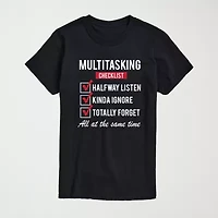 Mens Crew Neck Short Sleeve Regular Fit Big and Tall Graphic T-Shirt