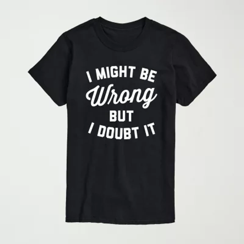 Mens Crew Neck Short Sleeve Regular Fit Big and Tall Graphic T-Shirt