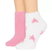 Mixit Cozy Womens 2 Pair Low Cut Socks