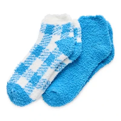 Mixit Cozy Womens 2 Pair Low Cut Socks