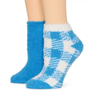 Mixit Cozy Womens 2 Pair Low Cut Socks