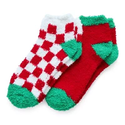Mixit Cozy Womens 2 Pair Low Cut Socks