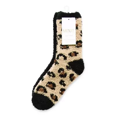 Mixit Cozy Womens 2 Pair Crew Socks