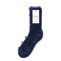 Mixit Cozy Chenille Womens 2 Pair Crew Socks