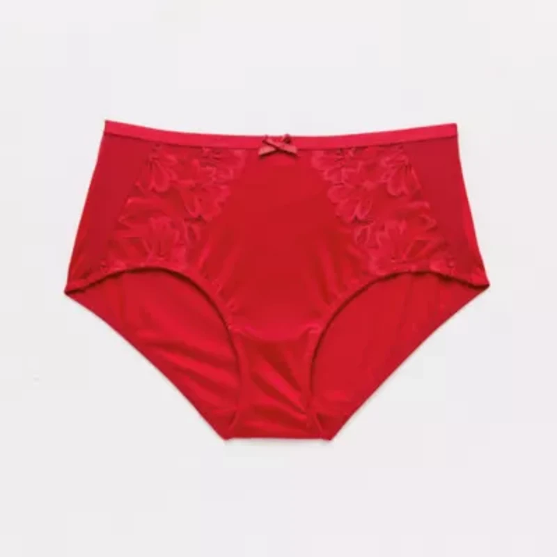 Ambrielle Tulip Lace Shine Brief Panty