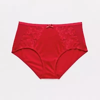 Ambrielle Tulip Lace Shine Brief Panty
