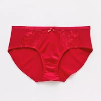 Ambrielle Tulip Lace Shine Hipster Panty
