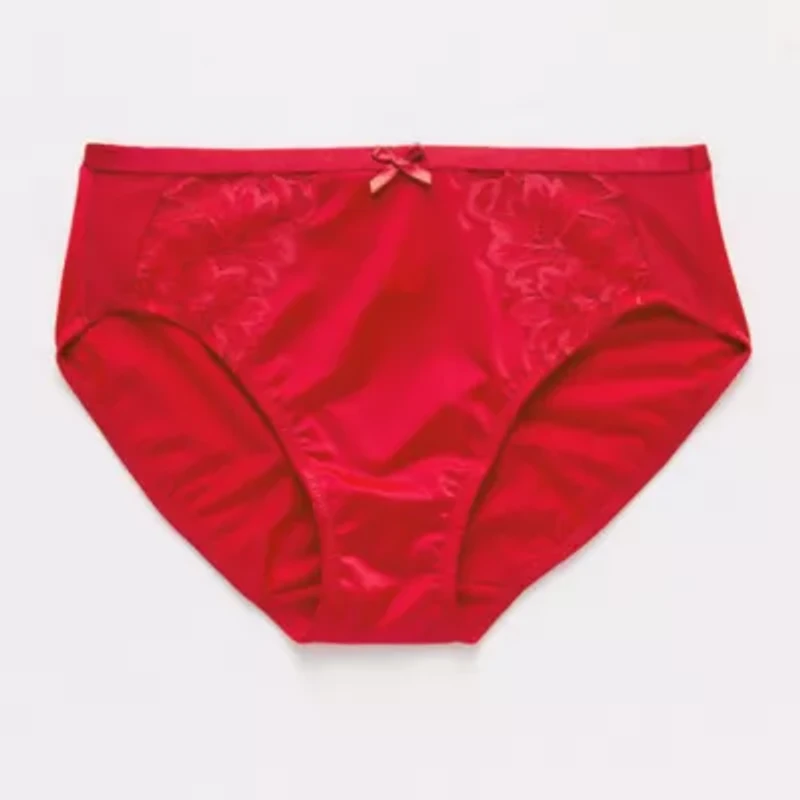 Ambrielle Tulip Lace Shine High Cut Panty