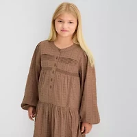Thereabouts Little & Big Kid Girls Long Sleeve A-Line Dress