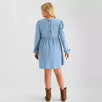 Thereabouts Little & Big Kid Girls Long Sleeve A-Line Dress
