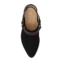 Journee Collection Womens Pointed Closed Toe Mules