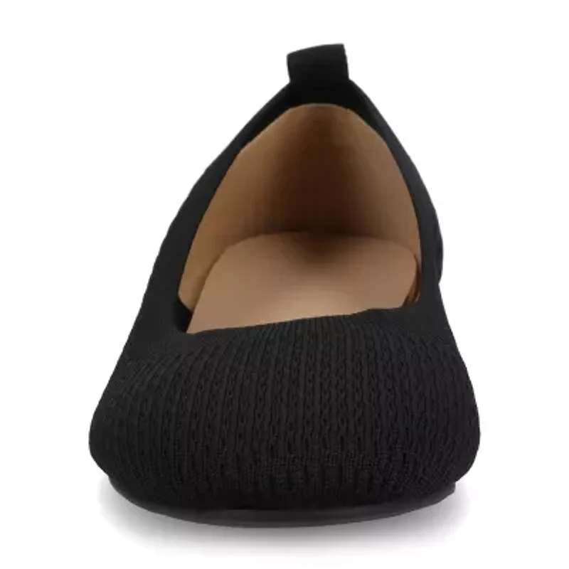 Journee Collection Maryann Womens Round Closed Toe Ballet Flats
