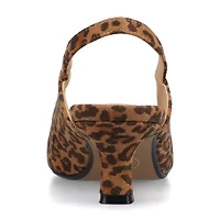 Journee Collection Paulina Womens Pointed Kitten Heel Pumps