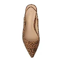 Journee Collection Paulina Womens Pointed Kitten Heel Pumps