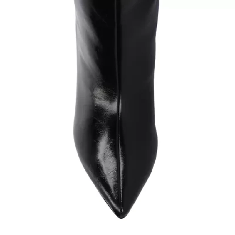 Journee Collection Womens Wide Calf Stiletto Heel Dress Boots Width