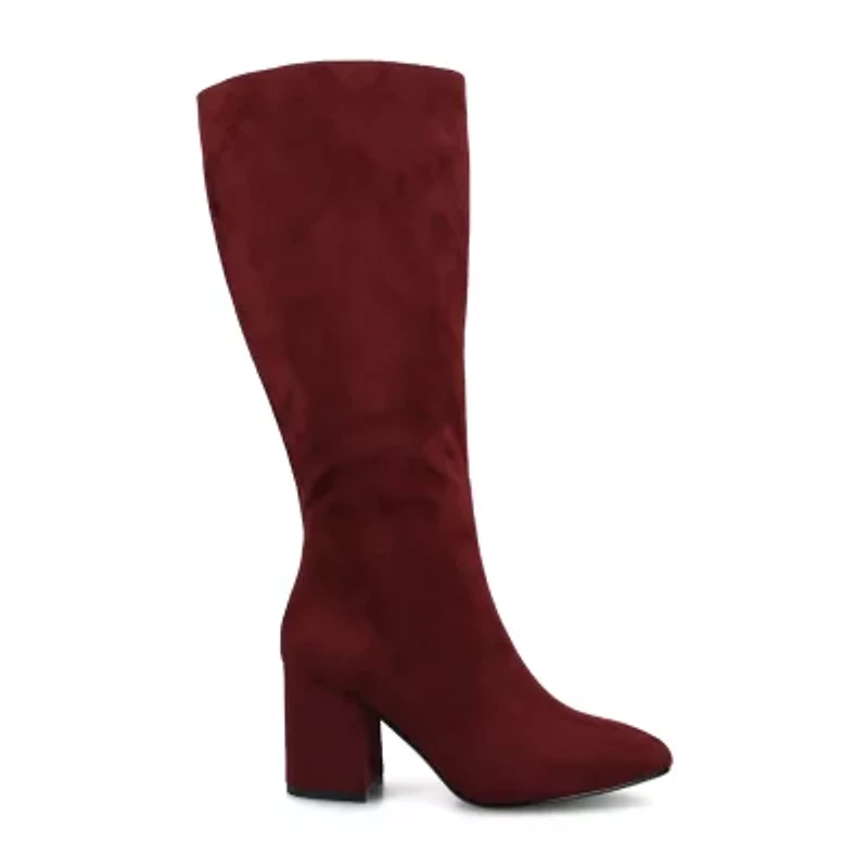 Journee Collection Womens Block Heel Dress Boots