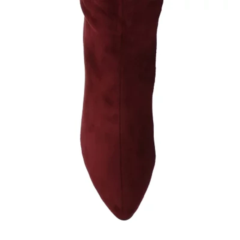 Journee Collection Womens Block Heel Dress Boots