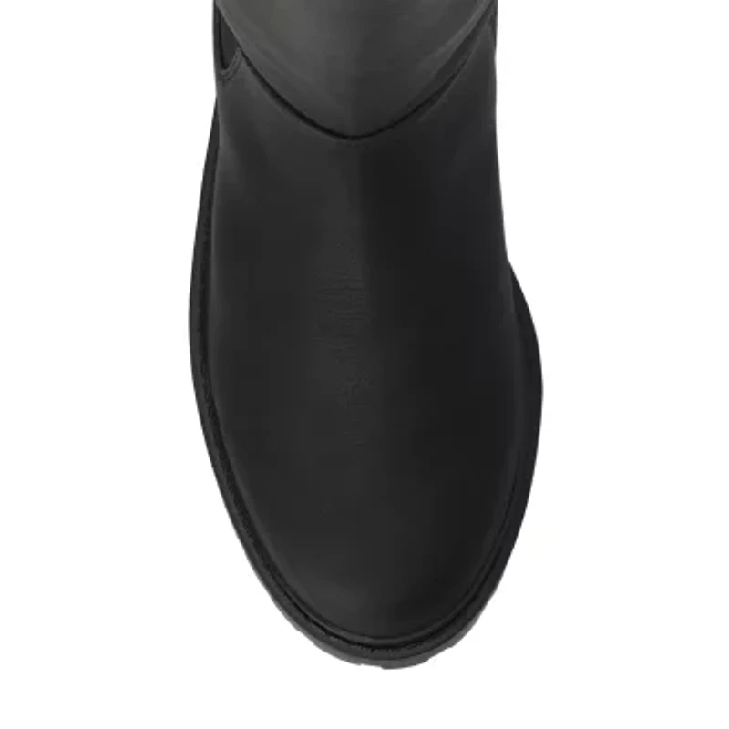 Journee Collection Womens Extra Wide Calf Block Heel Dress Boots