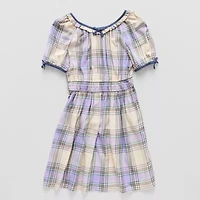 Thereabouts Little & Big Kid Girls Short Sleeve A-Line Dress