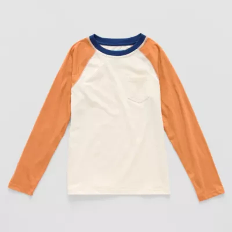 Thereabouts Little & Big Kid Boys Crew Neck Long Sleeve T-Shirt