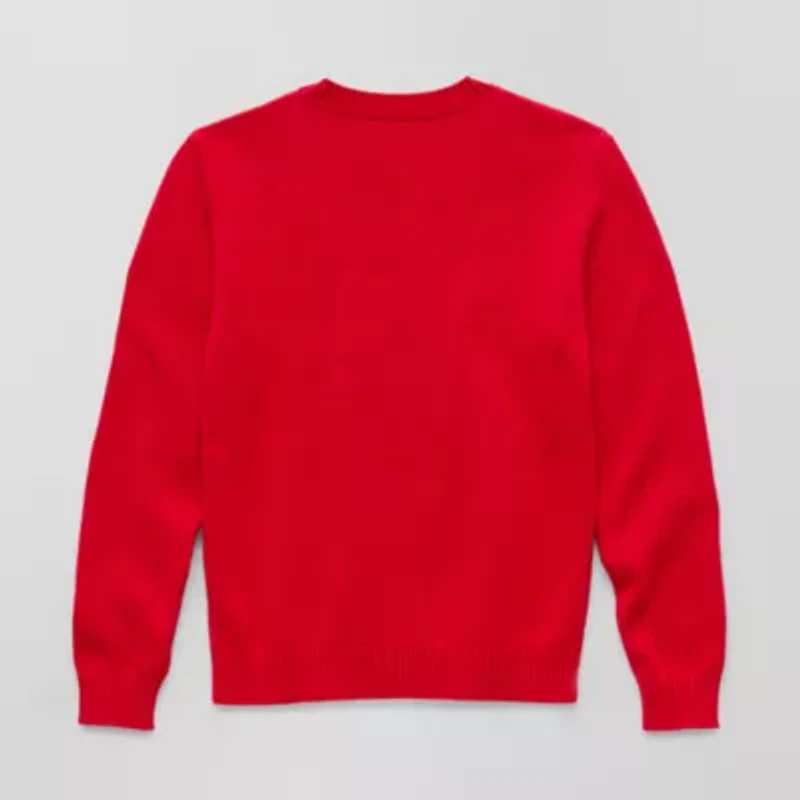 Thereabouts Little & Big Kid Boys Crew Neck Long Sleeve Pullover Sweater