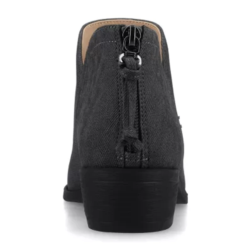 Journee Collection Womens Livvy Block Heel Booties