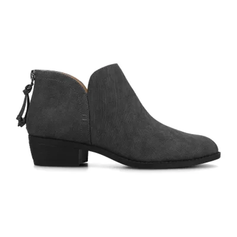 Journee Collection Womens Livvy Block Heel Booties