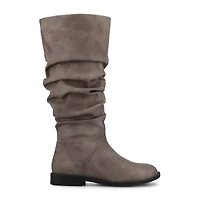 Journee Collection Womens Pennie Block Heel Dress Boots