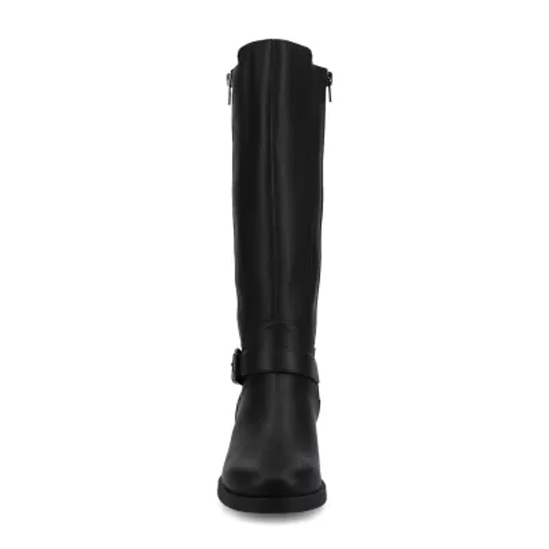 Journee Collection Womens Yasmina Block Heel Dress Boots
