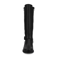 Journee Collection Womens Yasmina Block Heel Dress Boots