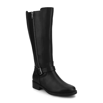 Journee Collection Womens Yasmina Block Heel Dress Boots