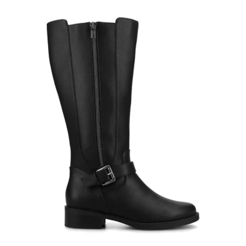 Journee Collection Womens Yasmina Block Heel Dress Boots
