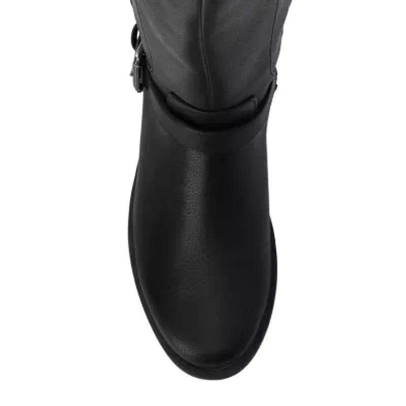 Journee Collection Womens Yasmina Block Heel Dress Boots