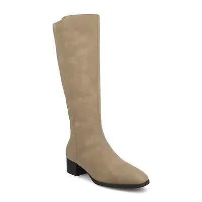 Journee Collection Womens Devri Stacked Heel Dress Boots