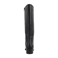 Journee Collection Womens Wide Calf Stacked Heel Dress Boots