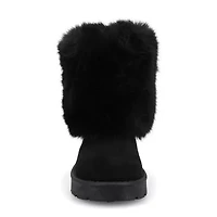 Journee Collection Womens Shanay Flat Heel Winter Boots