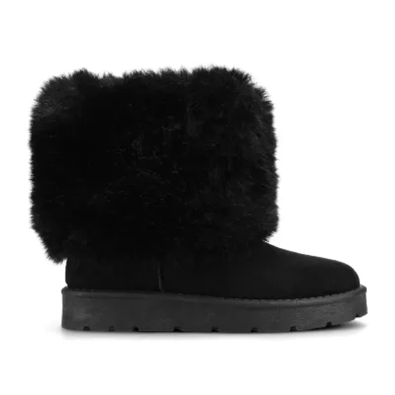 Journee Collection Womens Shanay Flat Heel Winter Boots