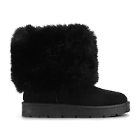 Journee Collection Womens Shanay Flat Heel Winter Boots