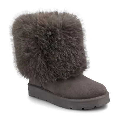 Journee Collection Womens Shanay Flat Heel Winter Boots