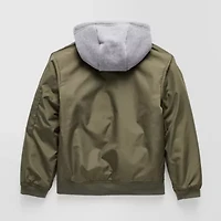 Thereabouts Little & Big Kid Boys Hooded Water Resistant Midweight Puffer Jacket
