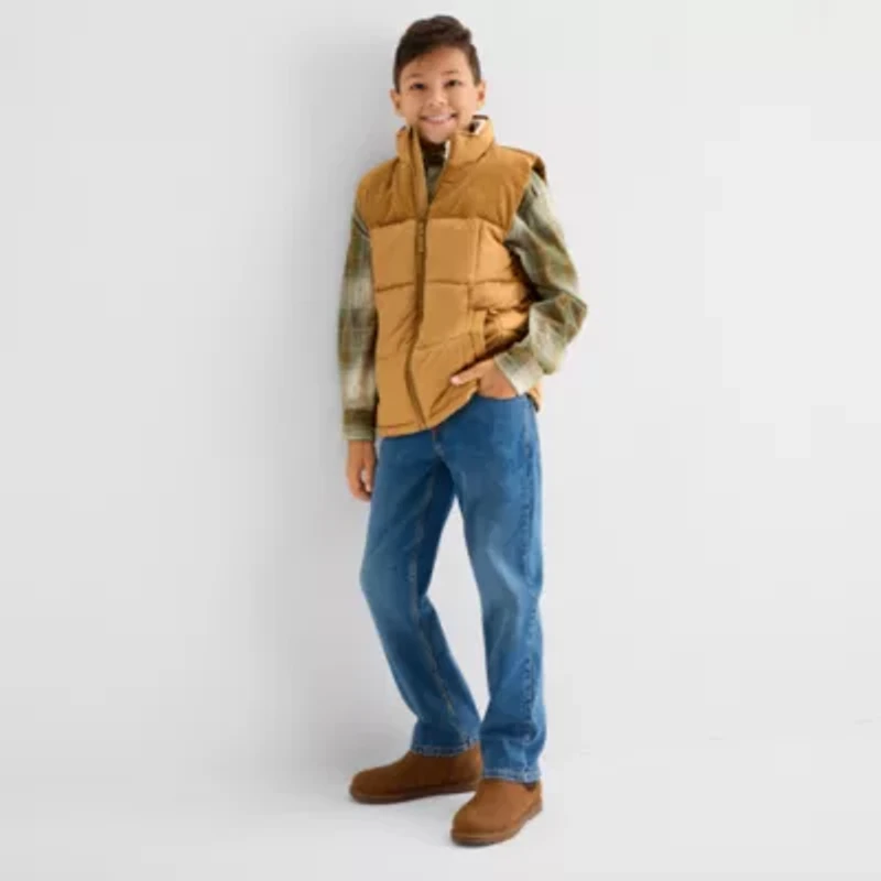 Thereabouts Little & Big Kid Boys Midweight Puffer Vest