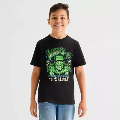 Thereabouts Little & Big Kid Boys Crew Neck Short Sleeve Regular Fit Graphic T-Shirt